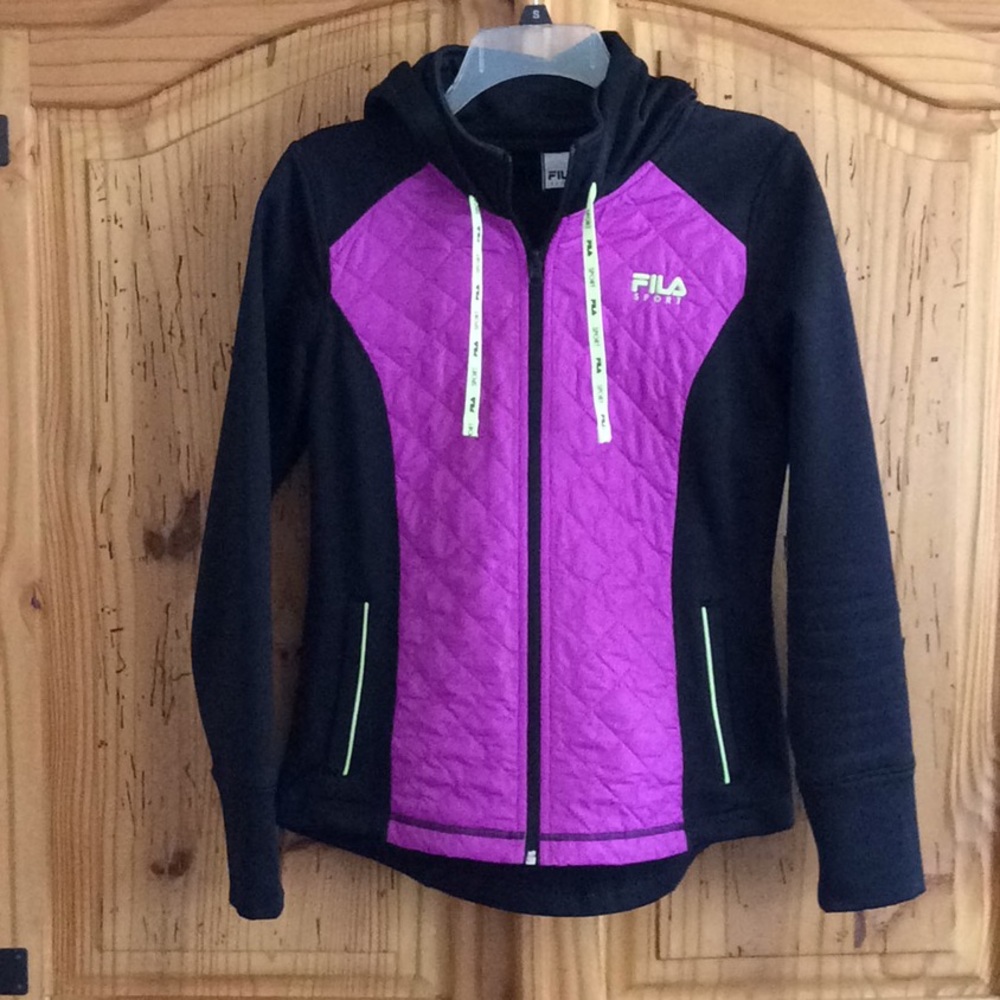 Women’s FIla SPORT Hooded Zip Up Jacket. Sz. S